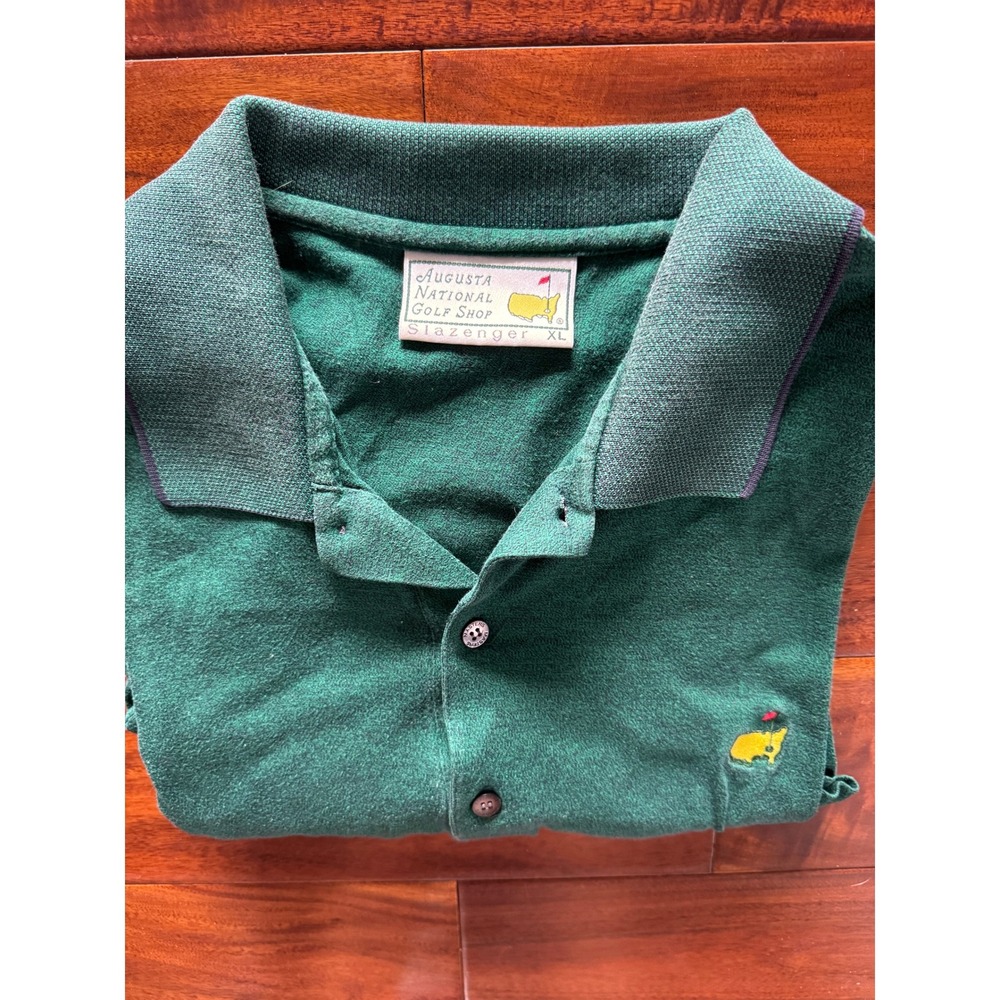 Augusta National Golf Shop‎ Masters Slazenger Green Polo Shirt XL